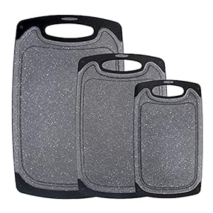 Keuken Snijplanken, BPA-vrij Antibacteriële Snijplank Juice Groove PP Materiaal Mes Vriendelijk Antislip op Toonbank…