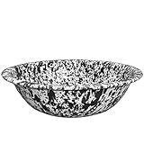 Enamelware Mini Basin - Black Marble