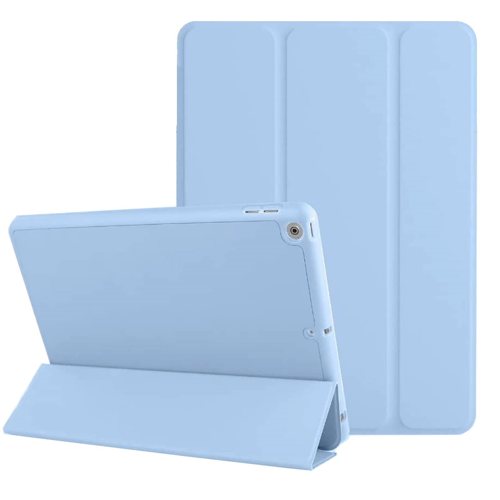 Case for iPad Air 5th Gen (2022), iPad Air 4th Gen (2020), iPad 11 Pro (2020/2018) Shockproof With Pencil support, Soft TPU Back, Smart magnetic Cover with Auto Wake/Sleep Function (Aqua)