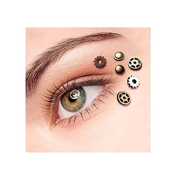 Steampunk-Gothic-Eye-Decals-Womens-Perfect-For-Steampunk-Clothing-Accessories-Dress-Up-Clock-Parts-Steampunk-Gears-6pcs