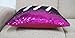 Howarmer 18x18 Inch Cotton Reversible Sequined Throw Pillows for Teen Girls,Pillow Cases Hot Pink, Magic Sequins, (18x18-Inch, Hot Pink-Silver)