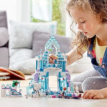 disney's frozen 2 princess elsa's magical ice palace set 43172 by lego