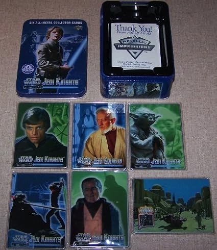 star wars metal collector cards