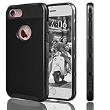 Stoon iPhone 7 Case / iPhone 8 Case, Hybrid Dual Layer Case [TPU, PC] Shock Absorption / Impact Resistant for iPhone 7 /8 (Ultra Protection Cover for iPhone 7 /8 (black)