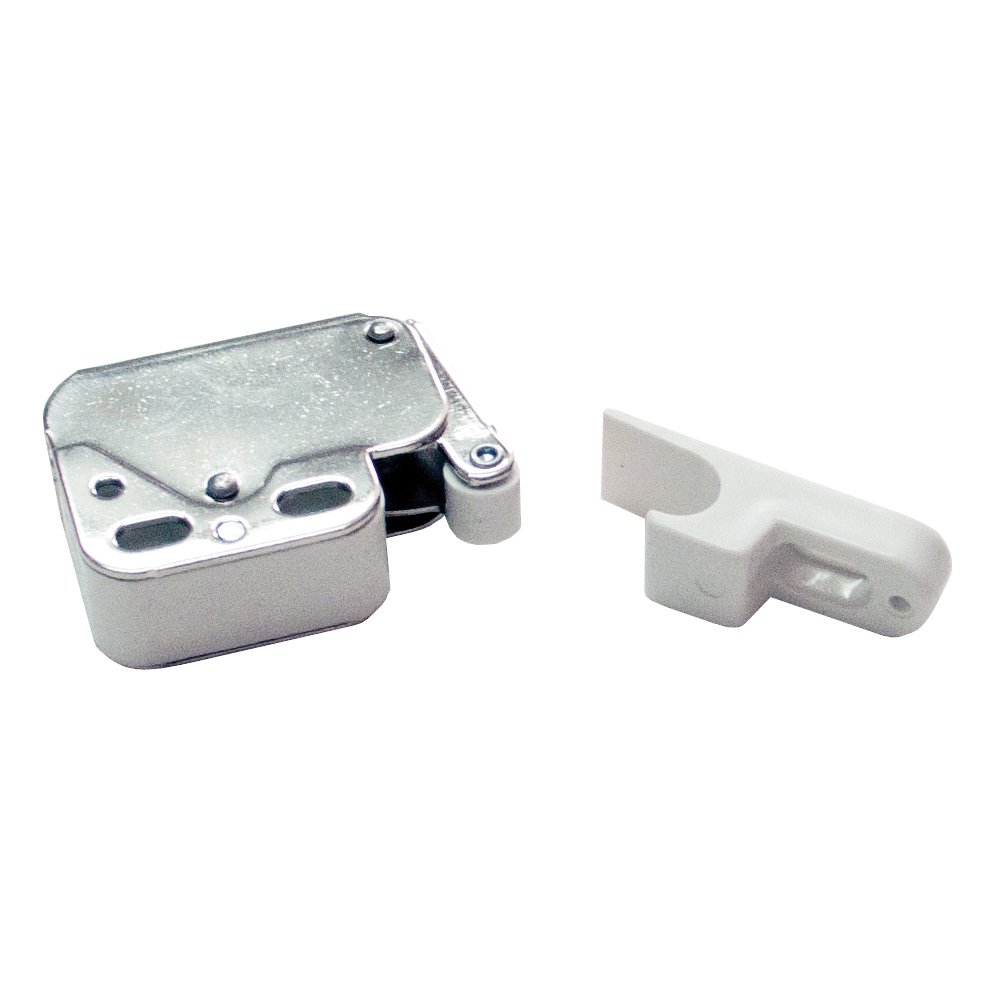 Wood Technology Mini TouchLatch White And Furniture Latches