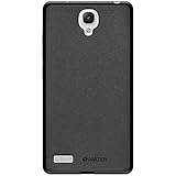 Amzer Pudding Soft Gel TPU Skin Fit Case Back Cover for Xiaomi Redmi Note - Retail Packaging - Black