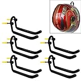 YYST V Style Helmet Rack Wall Display Rack Helmet Storage Holder with Thick Foam Protection - No Helmet - 5/PK