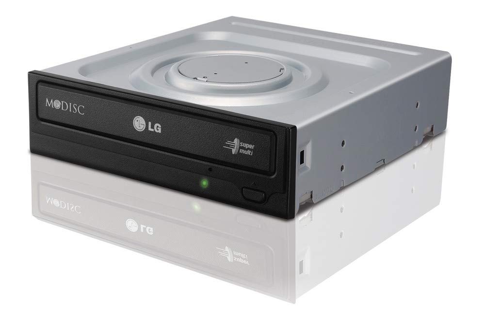 Lector Grabador CD DVD LG GH24NSD1 Interno, Black