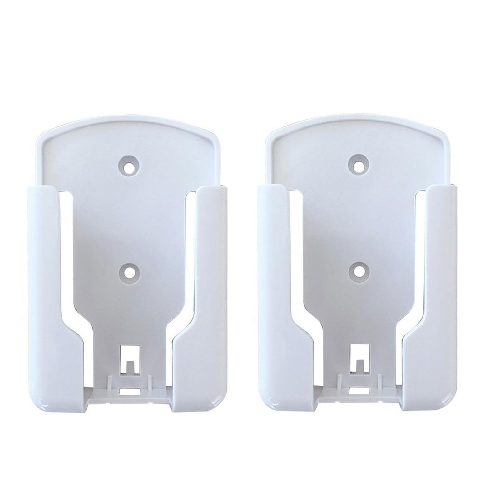 MEIRRAI Remote Control Holder Wall Mounted, Pack of 2 White Storage Boxes for Air Condition TV Remote Control Universal, for Home Office Supplies Bedroom Parlor