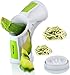 Gourmia Multi Spiral Slicer – Vegetable Spiralizer With 3 Built-In Slicing Blades – Great for Cucumber, Carrot, Zucchini & Veggie Spaghetti