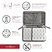 Leantravel Pill Case Organizer for Travel with Passport Wallet, Color Grey, Size Small for 7 Day Travel