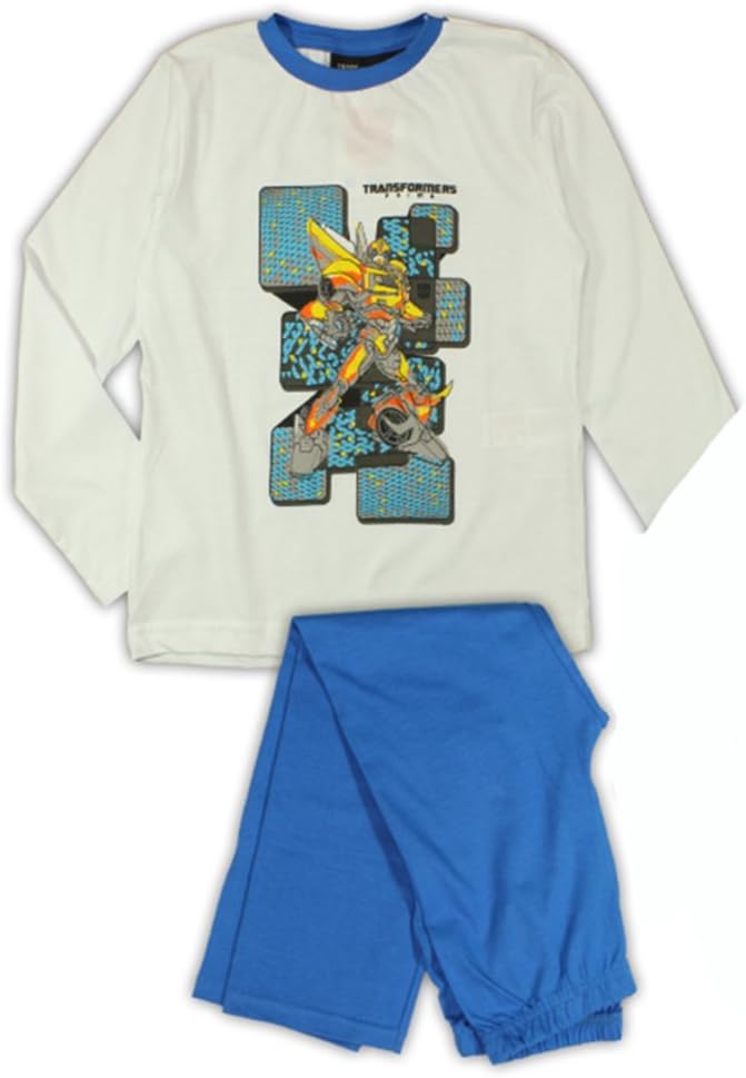 Boys Transformers Bumblebee Pyjamas PJs Official Character Long 3-8 Years