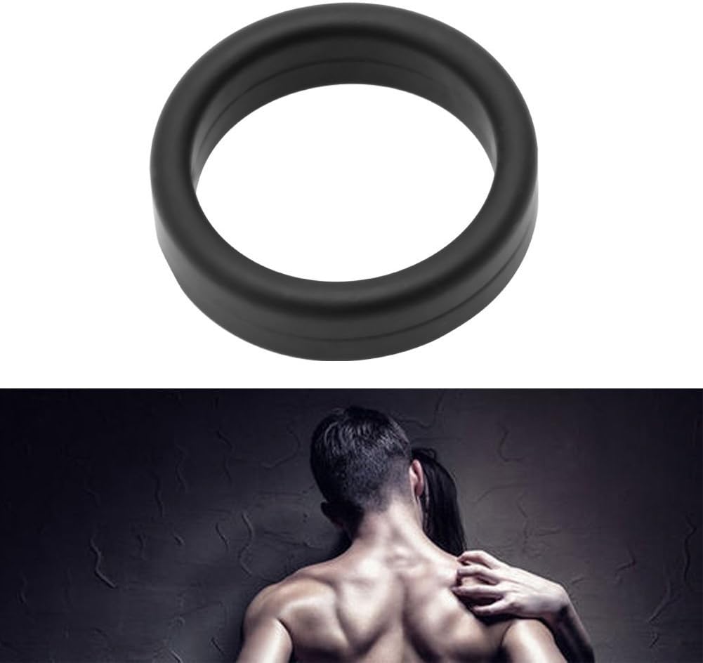 RichardJov 1pc Silicone Co Ckring for Man,Men's Lock Ring