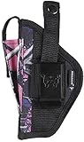 Bulldog Cases Extreme Muddy Girl Belt and Clip Ambi Holster Fits Mini Semi Autos (Beretta Bobcat), Camo/Black