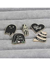 GYAYU Broche de dibujos animados con broches esmaltados, para mujer, niña, niños, para decoración de bolsos de ropa