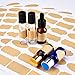 Mudder Fancy Kraft Paper Essential Oil Bottle Stickers Labels, 6 Sheets