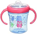 Gerber Graduates Advance with Seal Zone 2 Handle Trainer Spout Sippy Cup, 7-Ounce, Colors and Designs May