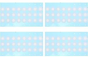 Hohopeti 100pcs Mushroom Filter Discs: Adhesive Vent Filters - Autoclavable PTFE Membrane Patches - Air Exchange Stickers for