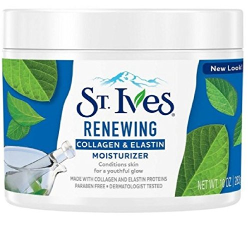 St Ives Collagen Elastin Face Moisturizer Timeless Skin 10 oz Jar (3-Pack)