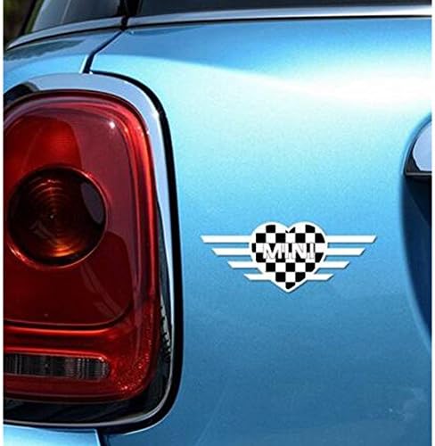 Encell Heart Car Sticker PVC LOGO Decal Bumper for Mini Cooper