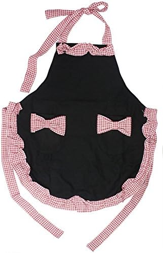 Cooking Apron Kitchen Aprons for Women with Pockets,Pink Butterfly