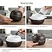 Anjou 350 ml Essential Oil Diffuser Wood Grain Aromatherapy Diffuser Ultra-Quiet Operation (BPA-free, Up to 8H Use, Waterless Auto Shut-Off)