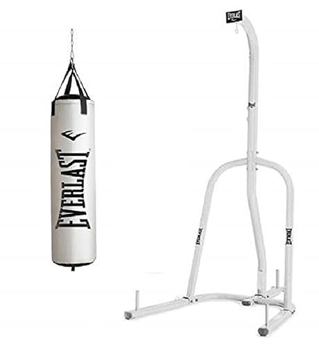 Everlast Single Station Heavy Bag Stand with a Heavy Bag