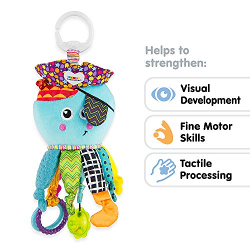 lamaze clip on toy, capitán calamari