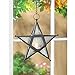 Zings & Thingz Beautiful Hanging Star Candle Lantern, Decorative Iron Light Home Decor, 9.5