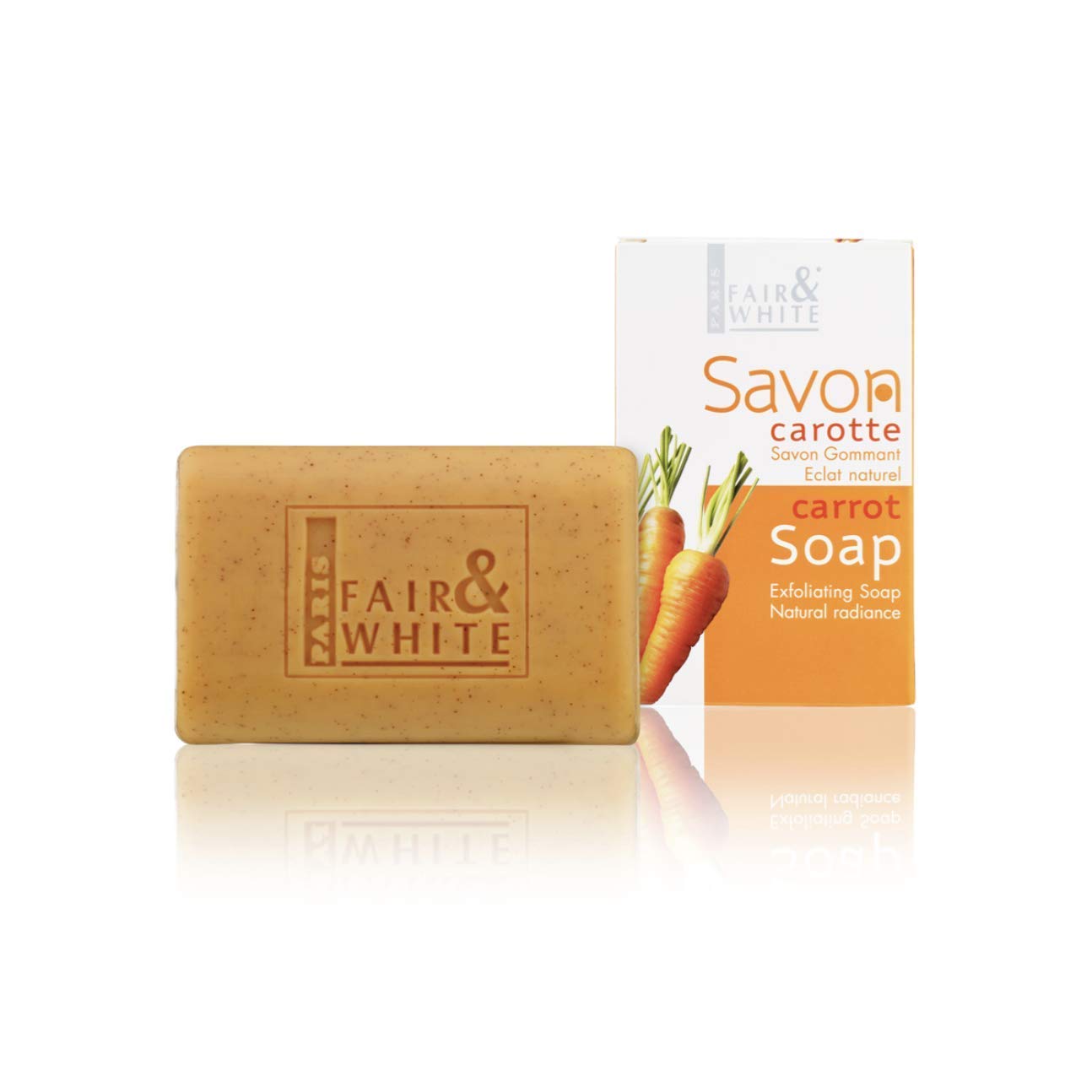 Fair & White Carrot Exfoliating Soap 200gr