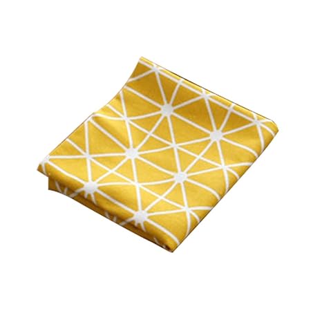 DERKOLY Einfache Baumwolle Leinen Serviette Tischset Esstisch Pad Hintergrund Tuch Wärmedämmung Matte Küche hitzebeständigem Pad Tasse Geschirr Pad Decor (40x60 cm) 8#