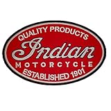 Indian Motorcycle Logo Classic Biker Back Patch