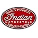 Indian Motorcycle Logo Classic Biker Back Patch