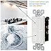 ENERLITES Double Paddle Rocker Decorator Switch, Ground Terminal, Clamp-Type Back Insert Wiring, Copper Wires Only, Single Pole, Residential/Commercial Grade, 15A 120-277VAC, 62834-W, White
