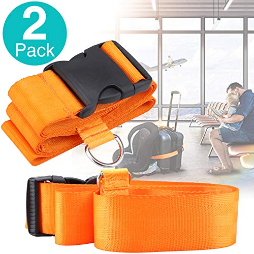 Car Seat Travel Belt, Bright Orange and Heavy Duty Car Seat Travel Strap to Attach Baby Car Seat