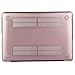 MOSISO Case Only Compatible MacBook Pro (W/O USB-C) Retina 13 Inch (A1502/A1425)(W/O CD-ROM) Release 2015/2014/2013/end 2012 Plastic Hard Shell & Keyboard Cover & Screen Protector, Rose Gold 