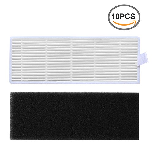 10-pack replacement high efficiency filter & sponge…