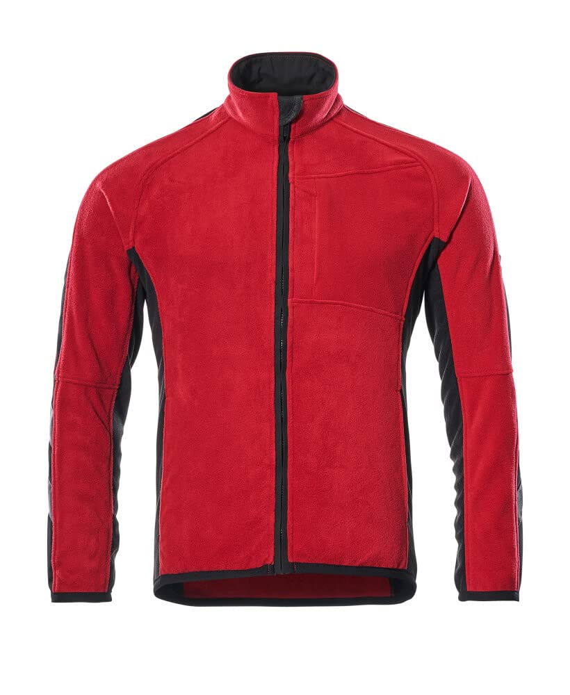 Mascot 16003-302-0209 Hannover Unique Extended Back Fleece Jacket, Size 3XL, Red/Black
