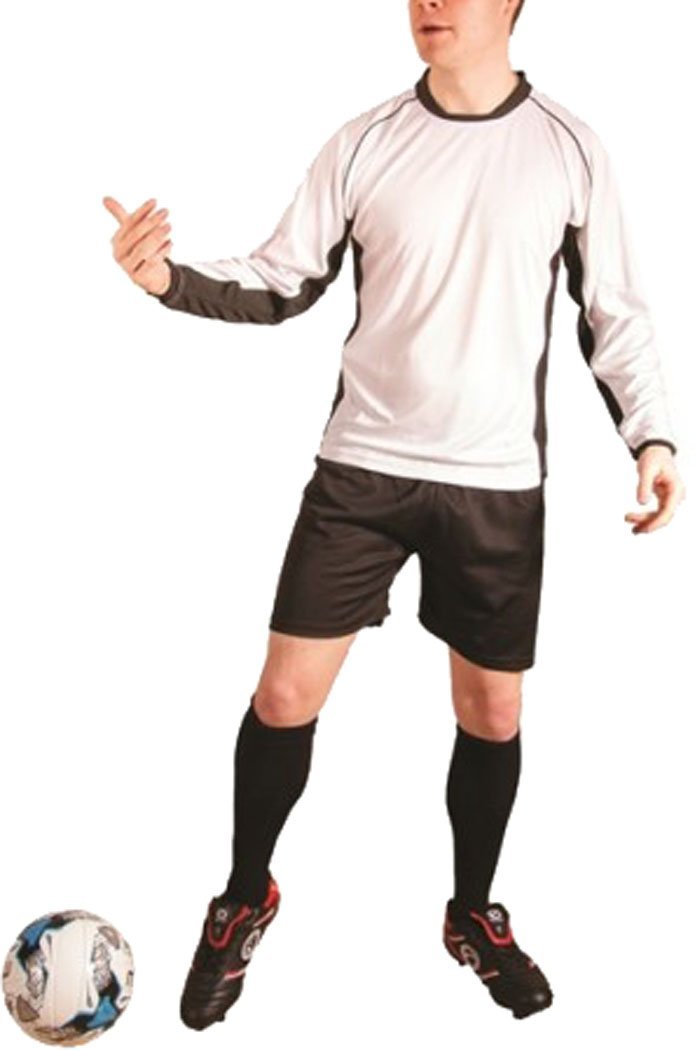 carta CJLW6 White Football FB Jersey London Panel Black-XL(46-48, One Size