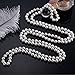Flapper Beads Costume Jewelry Fashion Faux Pearl Necklace 59 inch Long Necklaces for Women - VIKI LYNN