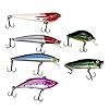 Threemart-Fishing-Lure-Set-Including-Spoon-LuresSoft-Plastic-LuresPopperCrankRattlinSpinnerbaits-and-More