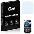Bruni Screen Protector compatible with Samsung Chat 335 GT-S3350 Protector Film, crystal clear Protective Film (2X)
