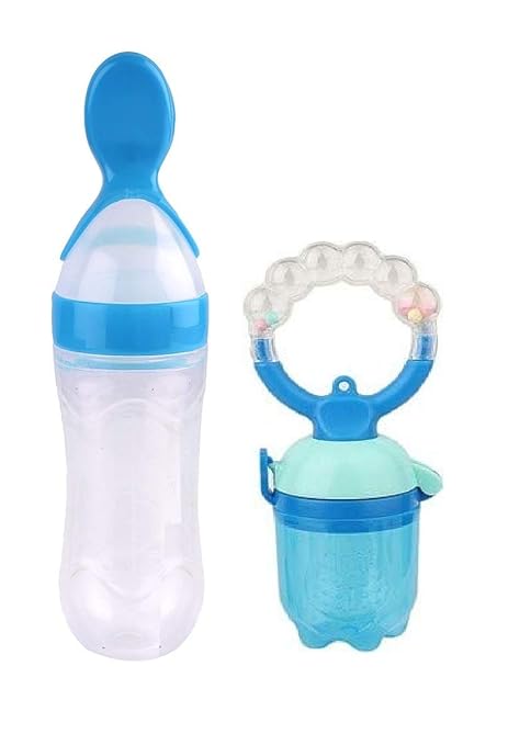 Buy Manan Shopee Baby Silicone Food Feeder 90 Ml Color May Vary