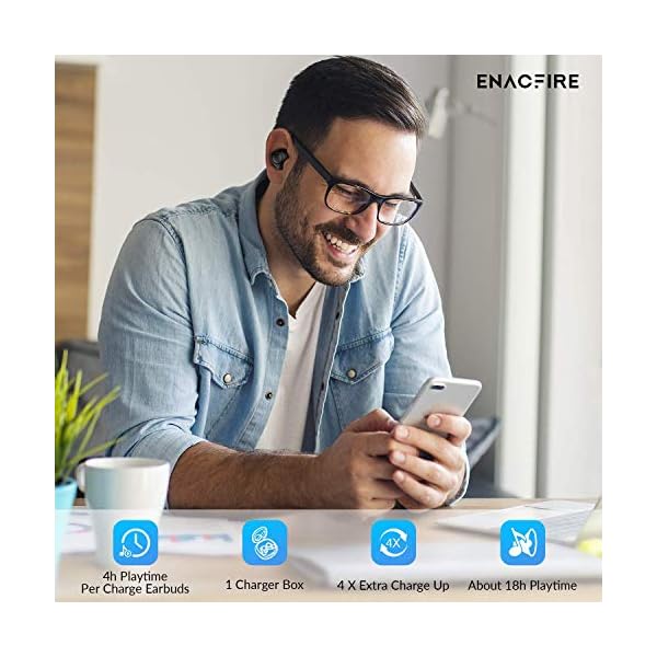ENACFIRE-Wireless-Headphones-Future-Bluetooth-Headphones-4H-Playtime-Deep-Bass-Stereo-Sound-15-20m-Bluetooth-Range-V50-True-Wireless-Earphones-Earbuds-With-Mic-Elegant-Portable-Charging-Case ENACFIRE Wireless Headphones, Future Bluetooth Headphones 4H Playtime Deep Bass Stereo Sound 15-20m Bluetooth Range V5.0…