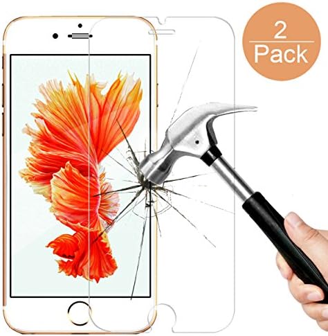iPhone 6/6S Plus Screen Protector, Getron [3D Touch Compatible][Premium Tempered Glass] Screen Protector with [9H Hardness] [Bubble-Free Installation] for Apple iPhone 6/6S Plus (5.5 inch) (2 Pack)