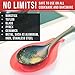 Latest Nylon Cooking Spoon Set With Silicone Spoon Rest - Solid Basting Spoon & Slotted Drain Spoon - Our Nonstick Kitchen Utensils Will Never Scratch Your Pots & Pans - Lifetime Replacement Warranty