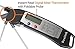 Digital Meat Thermometer Instant Read Cooking Thermometer with Stainless Probe, Best for Food, Meat, Cooking, BBQ, Poultry, Grill Food and Candy - Black