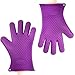 Binwo BBQ Grill Gloves, Best Versatile Heat Resistant Oven Gloves, Cooking Kitchen Pot Holders and Oven Mitts, Insulated Silicone Oven Mitts for Barbecue, Cooking, Baking, Best Gift for Mom Grandma