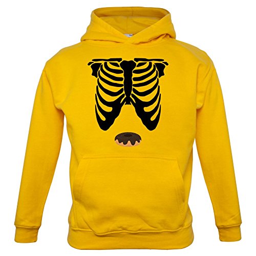 Donut Tummy Kids Hoodie Yellow Xl 11 Yrs Desertcart INDIA