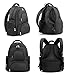 Swish Baby Diaper Bag Backpack w/Insulated Pockets and Stroller Strap - Large Waterproof Multi-Function Travel Organizer - Changing Pad, Bottle Holder and Pacifier Clip Included (Black)